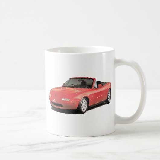 Maz Miata MX5 Eunos Gen1 geknackt Kaffeetasse (Rechts)