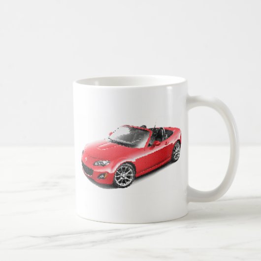 Maz Miata MX5 Eunos Gen3-5 geknackt Kaffeetasse (Rechts)