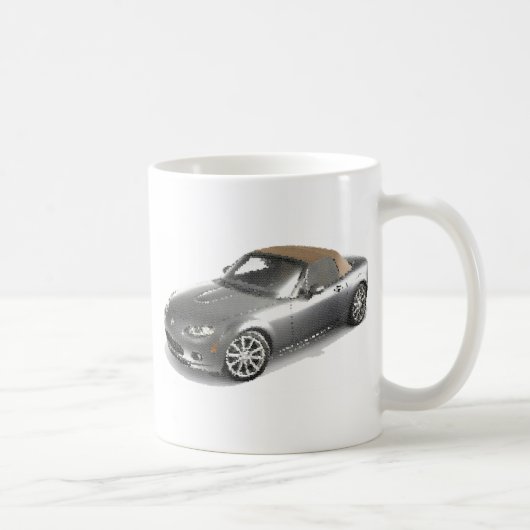 Maz Miata MX5 Eunos Gen3 geknackt Kaffeetasse (Rechts)