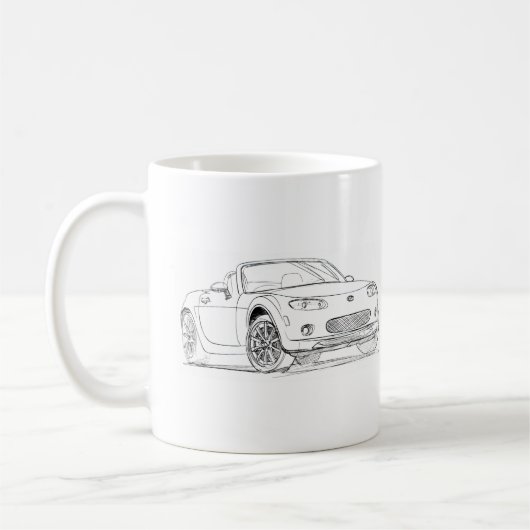 Maz MX5 Miata gen3 Kaffeetasse (Links)