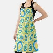 Maz Psychedelic Eggs - Blue Gray Yellow Schürze (InSitu)