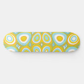 Maz Psychedelic Eggs - Duck Egg Blue White Orange Skateboard (Horizontal)
