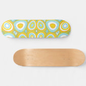 Maz Psychedelic Eggs - Duck Egg Blue White Orange Skateboard (Horizontal)