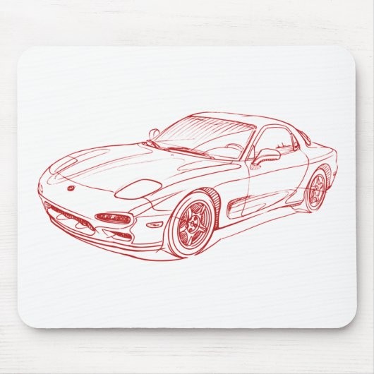 Maz RX7 Flugleitanlage Mousepad (Vorne)
