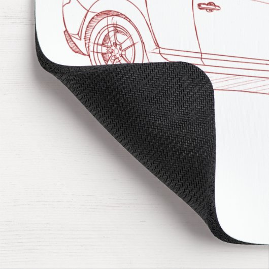 Maz RX8 2003 Skizze Mousepad (Ecke)