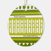 MAZ Striped Ribbed Knitting Pattern 081 Christmas  Keramik Ornament (Links)