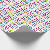 Mazal Tov מזלטוב Hebräer Mazel Tov Geschenk-Papier Geschenkpapier (Ecke)