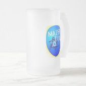 Mazal Tov Mattglas Bierglas (VorderseiteRechts)