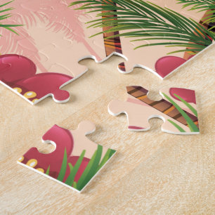 Mazatlan Beach Mexico Beach Reiseplakat Puzzle