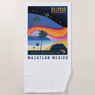Mazatlan Eclipse Strandtuch