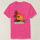Mazatlan Mexico Beach Sommerferien Palmen Bäume S T-Shirt (Design vorne)