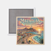 Mazatlán Mexiko Magnet (Vorderseite/Rückseite)