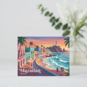 Mazatlán Mexiko Postkarte (Stehend Vorderseite)
