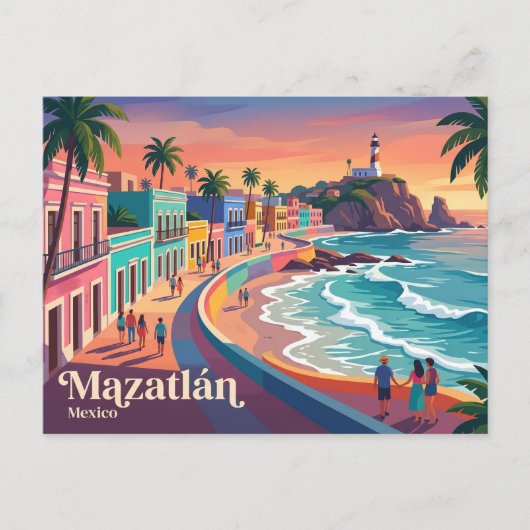 Mazatlán Mexiko Postkarte (Vorderseite)