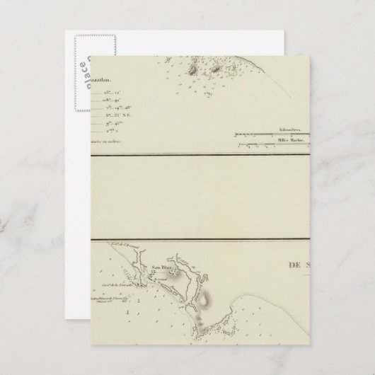 Mazatlan, Mexiko Postkarte (Vorne/Hinten)