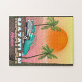 Mazatlán Mexiko Reiseplakat Puzzle (Horizontal)