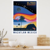 Mazatlan Solar Eclipse Poster (Küche)