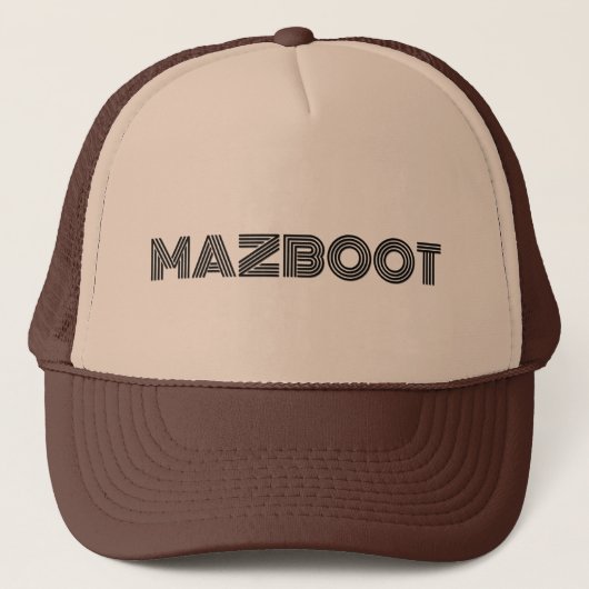 Mazboot Truckerkappe (Vorderseite)