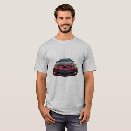 Mazda3 t Shirt Mazda Shirt nur schöne Mazda 3 (Vorne ganz)