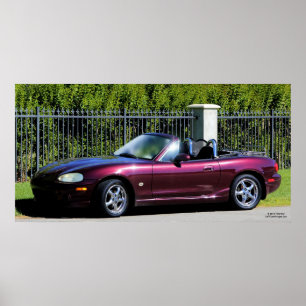 MAZDA MIATA (2000) SONDERBEZÜGE POSTER