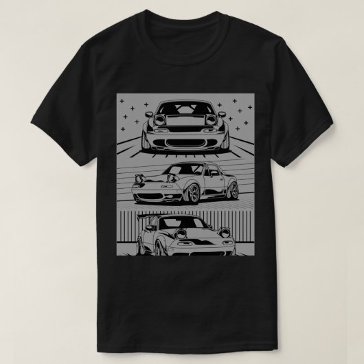 Mazda Miata Backpack T-Shirt (Design vorne)