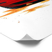 Mazda Miata Drift Painting Poster (Ecke)