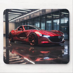 Mazda MX5 Miata Konzept in Soul Red Crystal Mouse Mousepad
