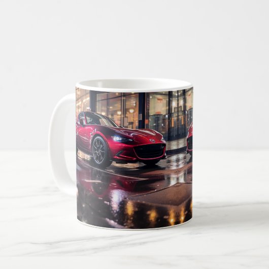 Mazda MX5 Miata ND Gen 4 Soul Red Tasse (Vorderseite Links)