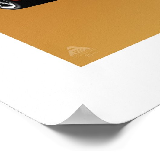 Mazda MX5 mk2 Poster Illustration (Ecke)