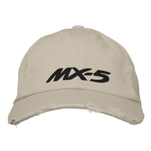 Mazda mx-5 Cap Bestickte Baseballkappe (Vorderseite)