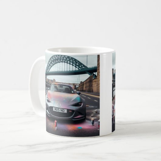 Mazda MX-5 Miata ND Gen 4 Spray-Tasse Kaffeetasse (Vorderseite Links)