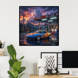 Mazda MX-5 Miata Tourenwagen Poster