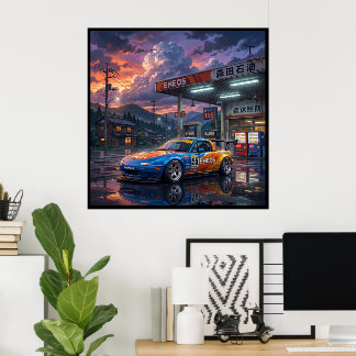 Mazda MX-5 Miata Tourenwagen Poster