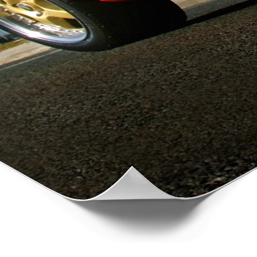 Mazda RX7 Rotor Poster (Ecke)