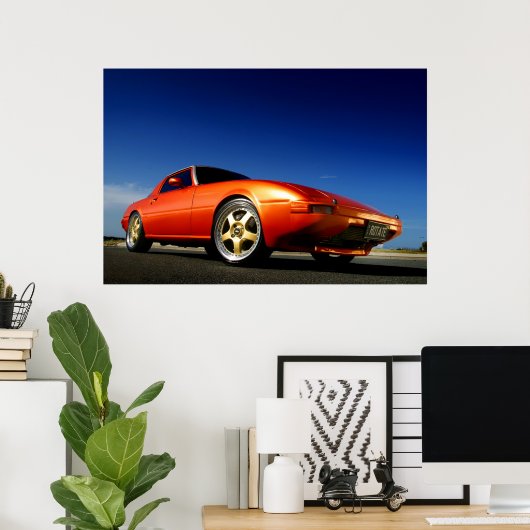 Mazda RX7 Rotor Poster (Heimbüro)