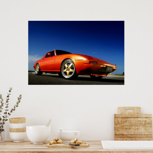 Mazda RX7 Rotor Poster (Küche)