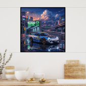 Mazda RX-7 FD Poster (Küche)