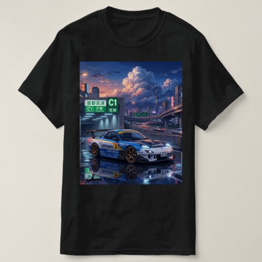 Mazda RX-7 FD Tourenwagen T-Shirt (Design vorne)