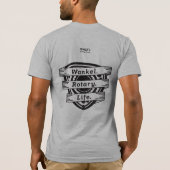 Mazda RX-8: Nicht weißes gezeigt - Wankel. Dreh. T-Shirt (Rückseite)