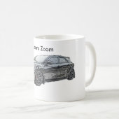 mazdaspeed3 Turbo schnelles Auto Mazda Kaffeetasse (VorderseiteRechts)