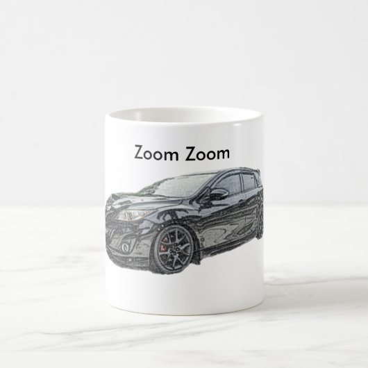 mazdaspeed3 Turbo schnelles Auto Mazda Kaffeetasse (Mittel)