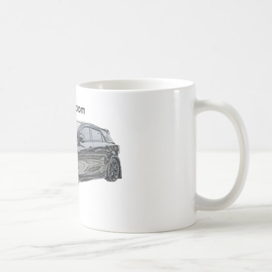 mazdaspeed3 Turbo schnelles Auto Mazda Kaffeetasse (Rechts)