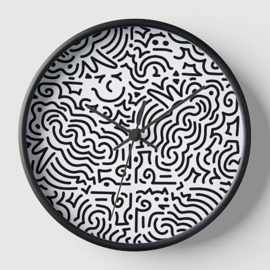 Maze Clock Uhr (Vorderseite)