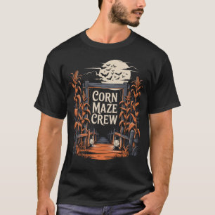 Maze Crew Halloween Herbstsaison T-Shirt