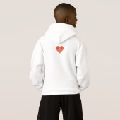 MAZE LOVE HEART BY MASANSER PIXELAT HOODIE (Schwarz voll)
