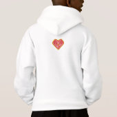 MAZE LOVE HEART BY MASANSER PIXELAT HOODIE (Rückseite)
