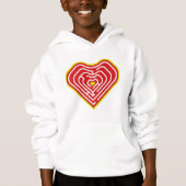 MAZE LOVE HEART BY MASANSER PIXELAT HOODIE (Vorderseite)