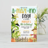 Maze Maze Boys Einladung zum Geburtstag (Stehend Vorderseite)