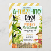 Maze Maze Boys Einladung zum Geburtstag (Vorne/Hinten)