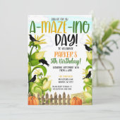 Maze Maze Boys Einladung zum Geburtstag (Stehend Vorderseite)